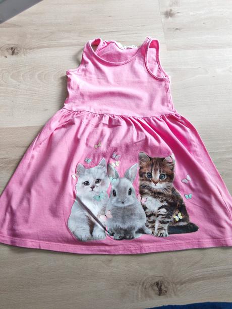 Detske saty h&m 110/116 len 1 x oblecene, h&m,116