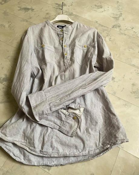 Ľanová naturálna košeľa s/m, f&f,m