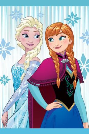 Detský uterák ľadové kráľovstvo anna a elsa 60/40,