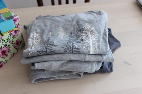 Pyzamo zimne, 1ks, teplacky 2ks lidl, 140–152