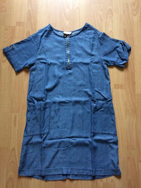 Riflové šaty s vreckami, f&f,s