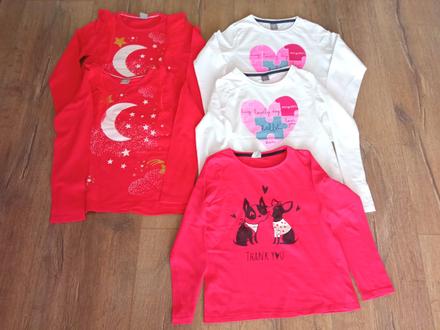 Tričká dlhý rukáv, 134