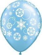 Balón so snehovými vločkami 25cm, 