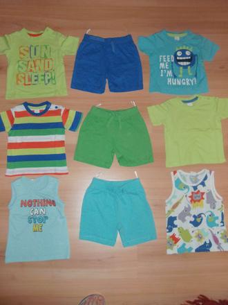 Letna sada--(cena spolu-9ks) velkost 68, 68–80