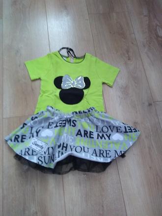 Súprava tričko so  sukničkou veľ. 92-98 cm., 92