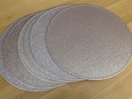 Trblietavé podložky - slávnostné prestieranie 6 x, 