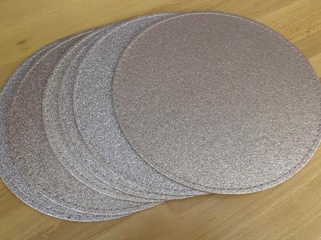 Trblietavé podložky - slávnostné prestieranie 6 x, 