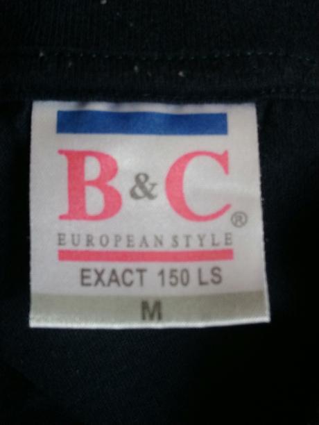 Pánske tmavo modré tričko s motívom, b&c, m