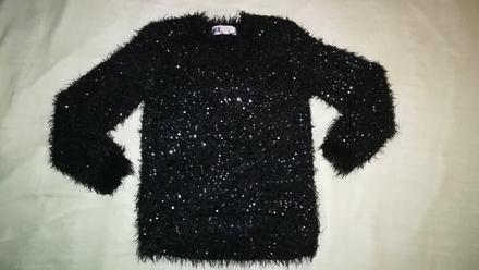 Trblietavý sveter 4-6 r., h&m,110