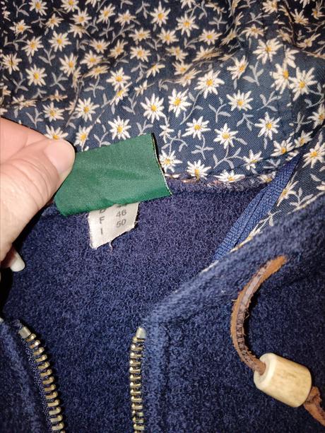 Prechodná bunda/sveter veľ. 50 modrá, 50