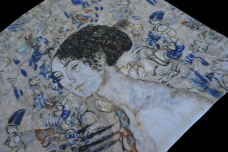 Dámsky vintage art scarf, 