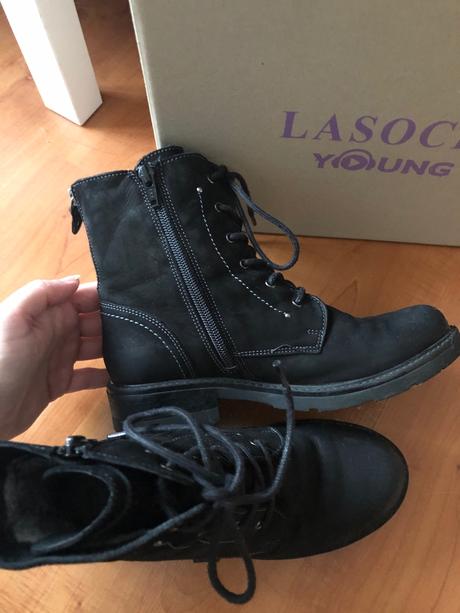 Topánky zimné kožené lasocki, lasocki,36