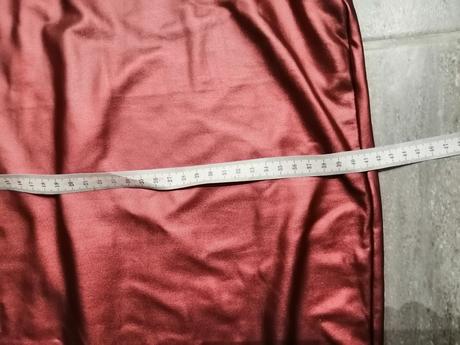 Medeno ružové jedinečné lesklé pružné šaty vs-m, m