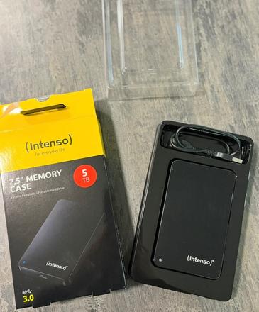 Externy disk - intenso memory case 5tb, 