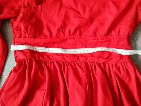 Červené ľahké maxi šaty lindex vm, lindex,m