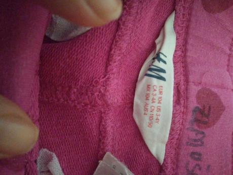 Nohavice 104/110 dievca hm, h&m,104