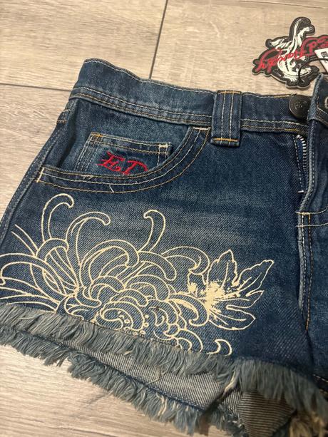 Riflové kraťasy, ed hardy,32