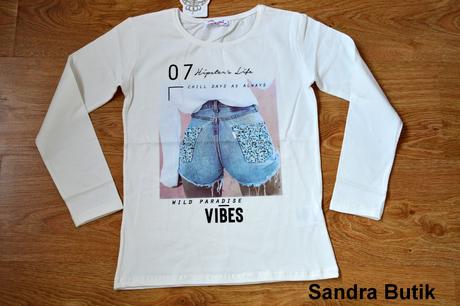 Detské bavlnené tričko vibes, 134 - 164