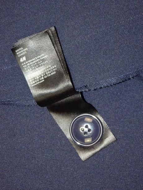 Kvalitný tmavomodrý blejzer, h&m,36