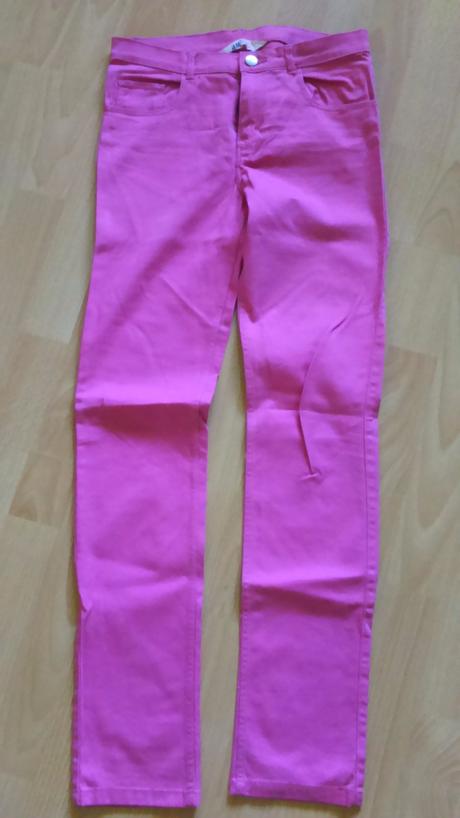 Ružové nohavice, h&m,164