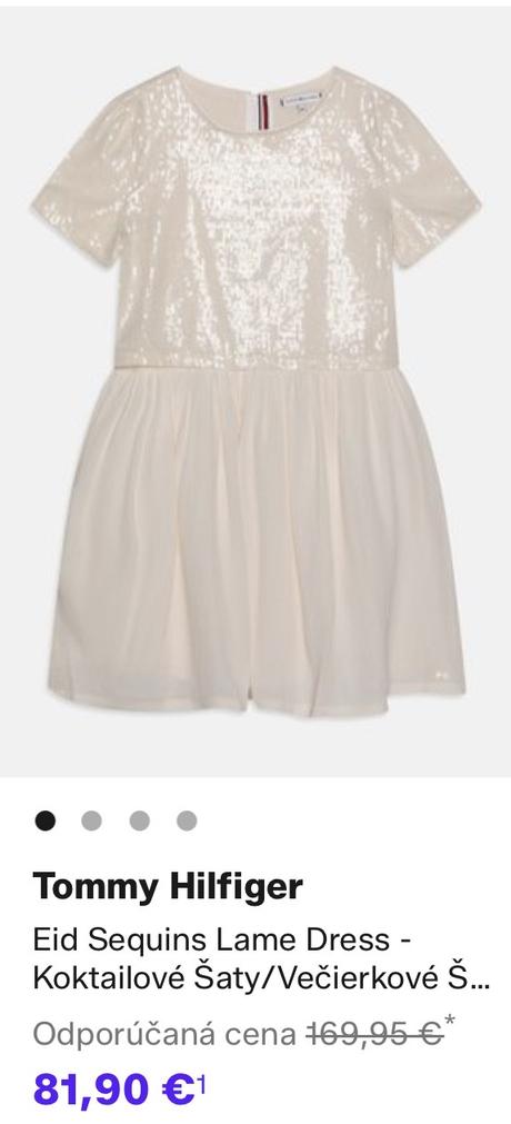 Tommy hilfiger slávnostné šaty 140, tommy hilfiger,146