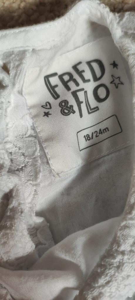 Biele madeirové šaty 92, f&f,92