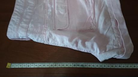 Ružové krátke nohavice,málo nosené, next,146