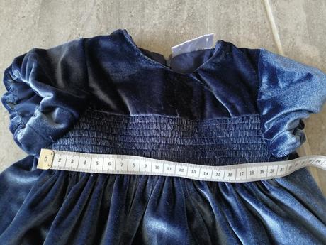 Zamatové šaty zn socute, v 86, 1,5 r, podšívka, 86