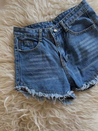 Šortky vysoký pas, s