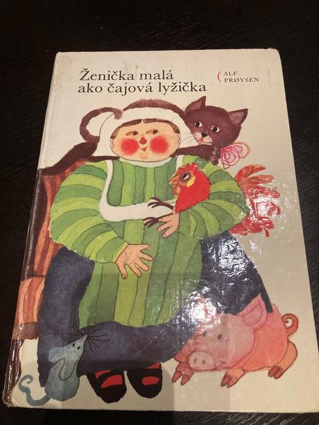 Retro knizka ženicka mala ako cajova lyzicka, 