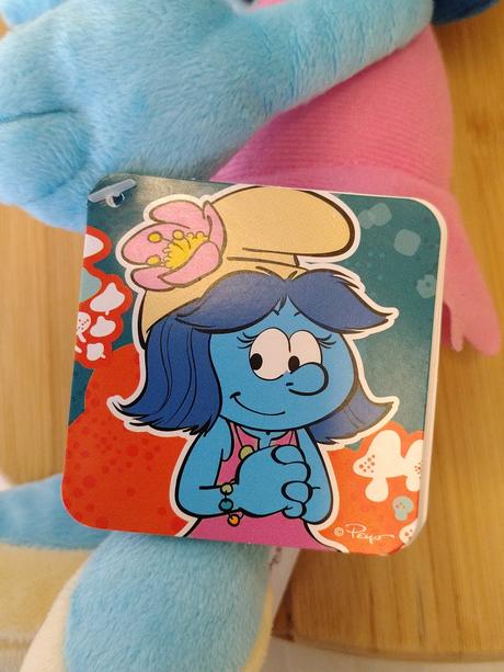 Zberateľský plyšák šmoulinka búrka, smurfs, 34 cm, 