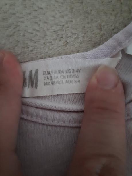 2x tenké šaty, h&m,98