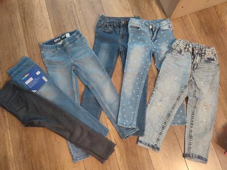 Dievčenské rifle, h&m,110