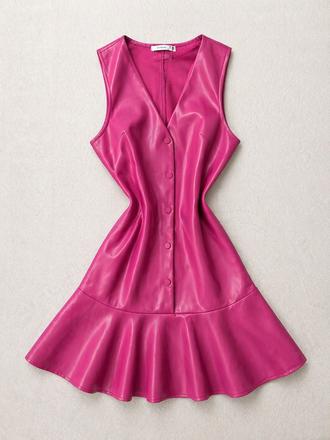 Koženkové šaty reserved, reserved,s