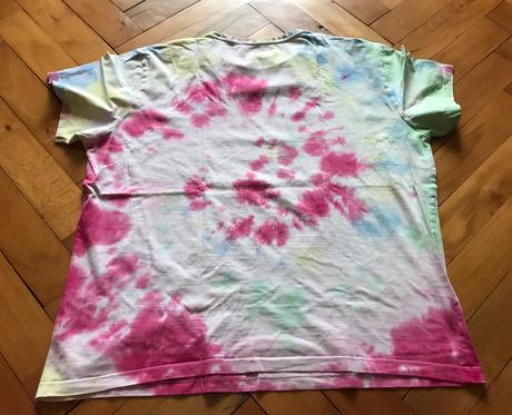 Tričká krátky rukáv - batikované - xl, sinsay,xl