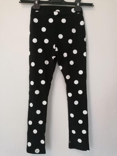Bodkované legíny pre 8_9r, h&m,134