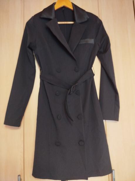 Tenký kabát s opaskom, amisu,s