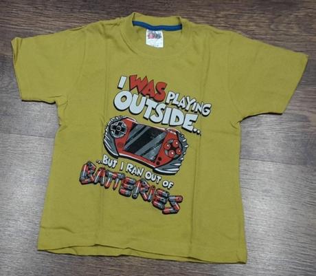 Tričko 110/116, just play,110