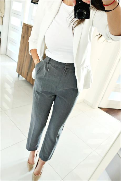 Šedé nohavice amisu, amisu,xs