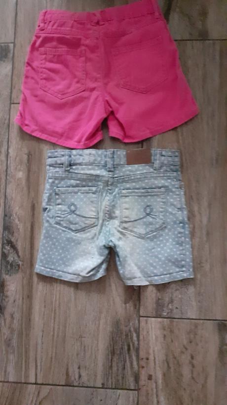 Rifľové kraťasy, h&m,134