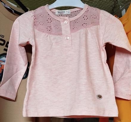 Milé tričko pre detičky s madeirou a gombikom, 68 - 104