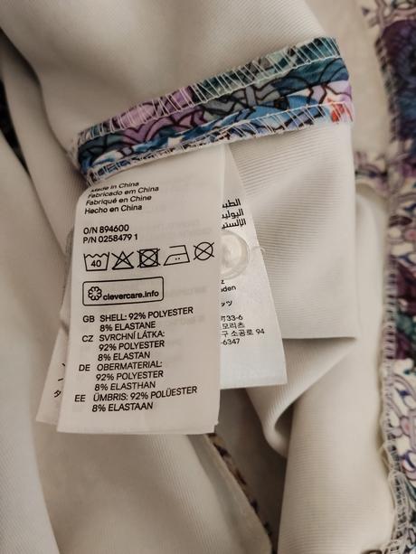H&m vzorované šaty s otvoreným chrbtom, h&m,44