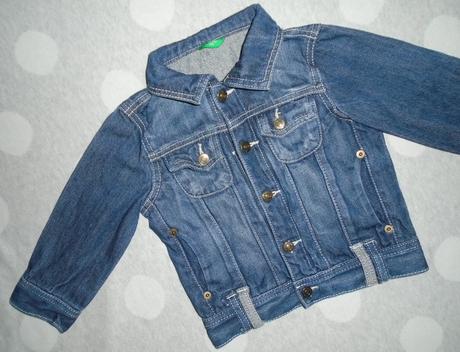 Riflová bunda na 18 mesiacov, benetton,86