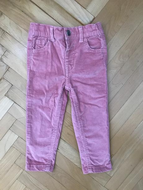 Ružové menčestráky, primark,86