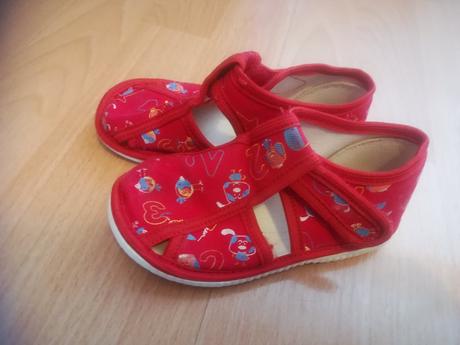 Detské papučky, rak