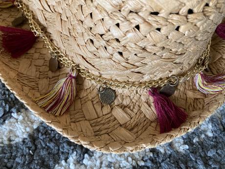 Klobúk s retiazkami 128/140, takko,104