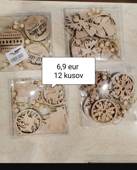 Vianočné ozdoby na stromček,