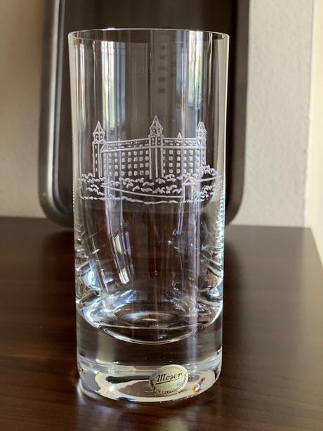 Pohár moser bratislavský hrad, 