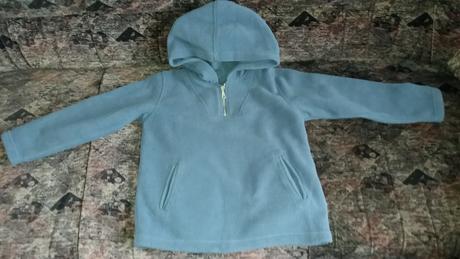 Flisová mikina s kapucňou, 128