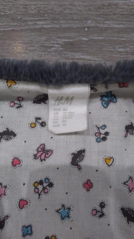 Chlpatá vesta, h&m,86
